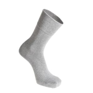 BIO-BAUMWOLLSOCKEN HELLGRAU 3 PAAR