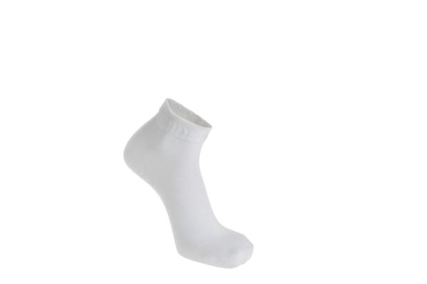 SNEAKERSOCKEN MIT BIOBAUMWOLLE WEISS 3 PAAR