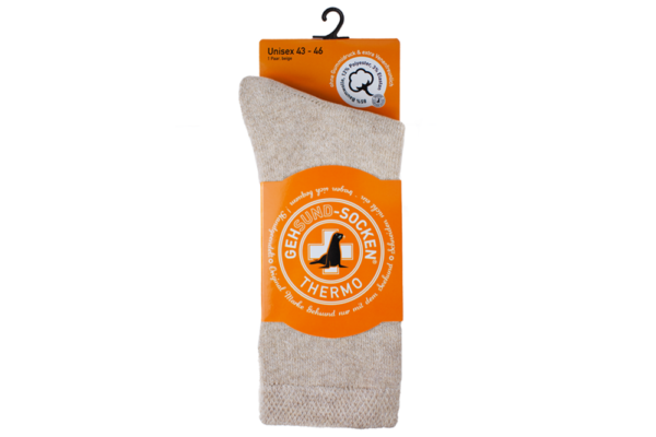 THERMOSOCKE BEIGE 1 PAAR – Bild 2